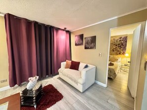 Living area - Departamento Santiago con estacionamiento (Santiago)
