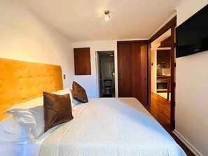 1 bedroom, WiFi, bed sheets - Departamento cerca Lastarrias con vistas al jardín (Santiago)