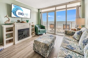 TV - Oceanfront 2BR at Bay Watch, Hot tubs, Pools, View (North Myrtle Beach)
