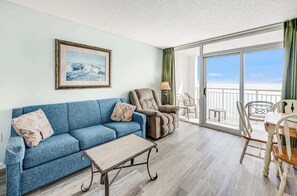 TV, offices - High Floor, Direct Oceanfront Views,Camelot Resort (Myrtle Beach)