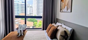 1 bedroom, iron/ironing board, WiFi, bed sheets - Apartment in Tambaú | Move | 400m from the beach and with a rooftop pool (João Pessoa)