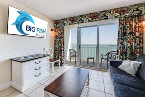 TV, offices - Honeymoon Suite with Direct Oceanfront View,Pools! (Myrtle Beach)