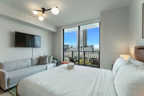 1 chambre, fer et planche à repasser, Wi-Fi, literie fournie