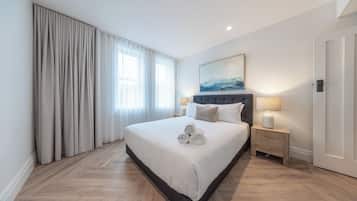 Superior Apartment, Non Smoking | Laptop workspace, blackout drapes, iron/ironing board, free WiFi