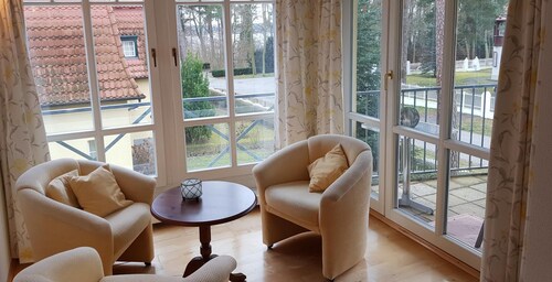 Ferienwohnung Apartment Scharmützelsee, 2 Erw. + 1 Kind, 51m², Balkon, direkt in Bad Saarow