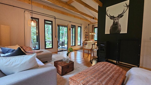 Living area - Short break – cottage in the countryside, 2 people, 40m², large garden (Bad Saarow)