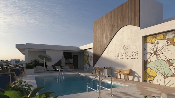 House (6 Bedrooms) | Front of property - Sleeps 20 3 Suites in New Luxury Hotel w/ Rooftop Pool Sense28 by Avantstay (Miami)