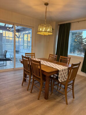 Dining - Dandy House E-bikes/Sauna (Homer)