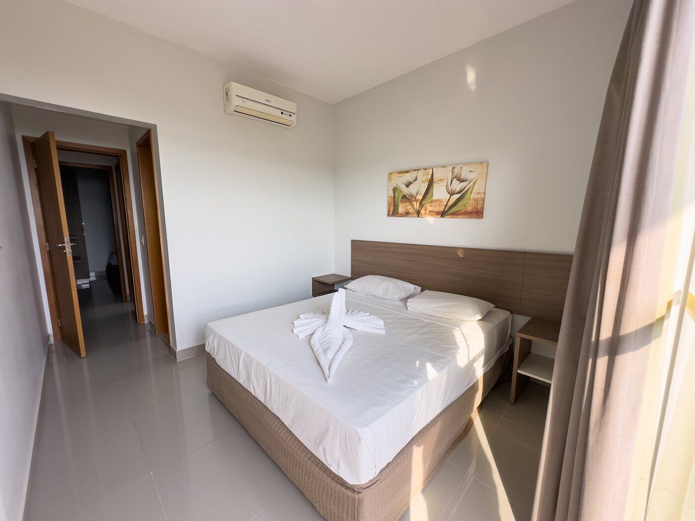 Lejlighed - udsigt til gårdsplads