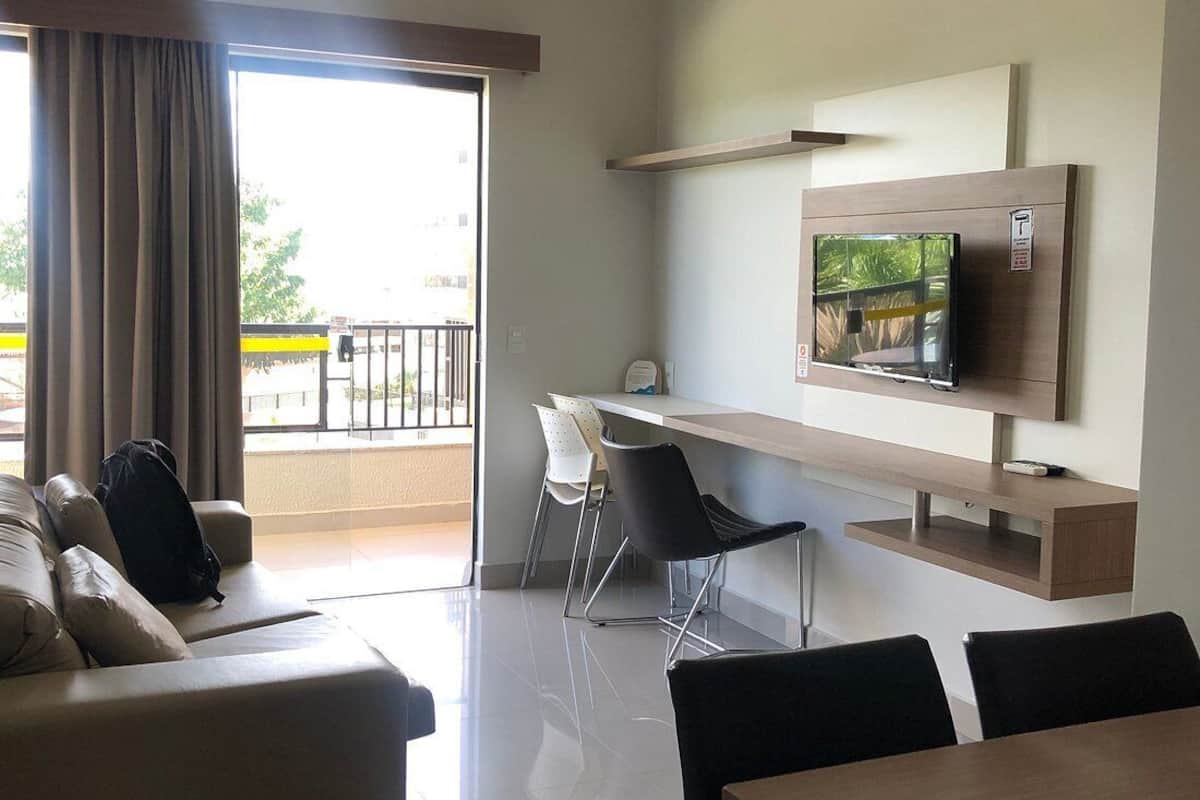 Lejlighed - udsigt til gårdsplads