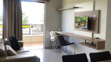 Lejlighed - udsigt til gårdsplads