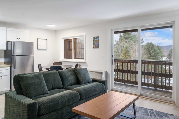 Living Room and Private Deck