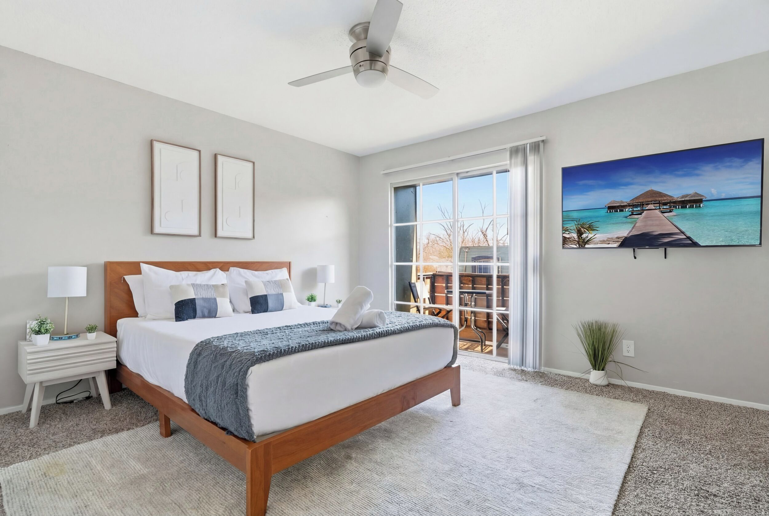 2 間睡房、熨斗/熨衫板、Wi-Fi、床單