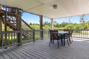 Outdoor dining - Majestic Waterfront home with so much to offer! (Biloxi)