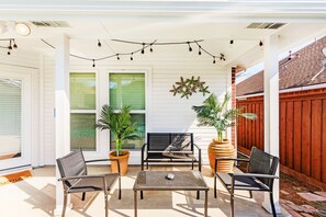 Terrace/patio - Elegant 5BR Retreat w/ Private Pool & Game Room (Mesquite)