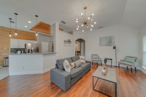 Smart TV, table football - Elegant 5BR Retreat w/ Private Pool & Game Room (Mesquite)