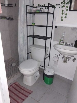 Serviettes fournies, savon, papier toilette