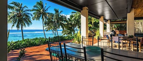 Hus Panoramic - havsutsikt | Restaurang utomhus