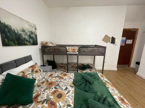 Unclassified image, 2 of 9, button - Family Bedroom with Attached Bathroom in Blackpool-Families and Couples Only (Blackpool)