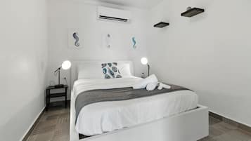 2 habitaciones, tabla de planchar con plancha, cuna de viaje y wifi