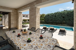 Outdoor dining - Villa Vignara (Istria - Labin) (Labin)