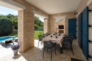 Outdoor dining - Villa Vignara (Istria - Labin) (Labin)
