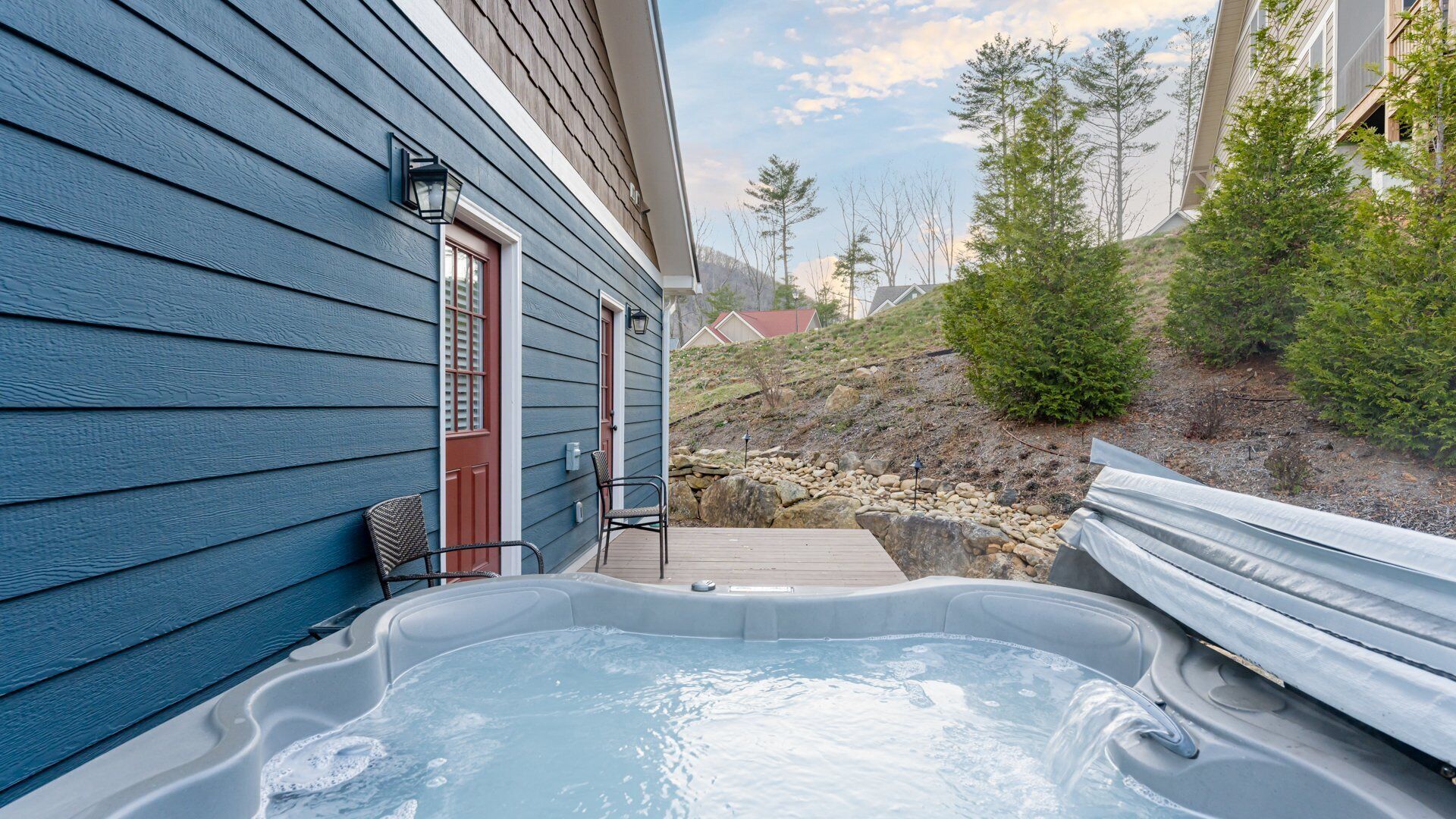 Bain à remous extérieur