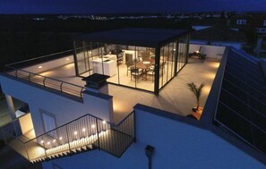 Outdoor dining - Beautiful home in Portocolom (Portocolom)