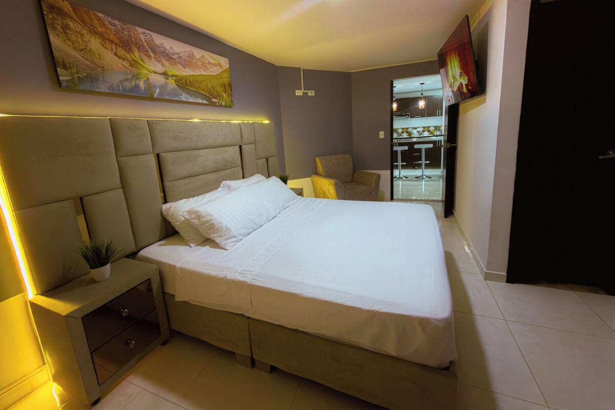 Apartamento família, sacada, vista para a cidade