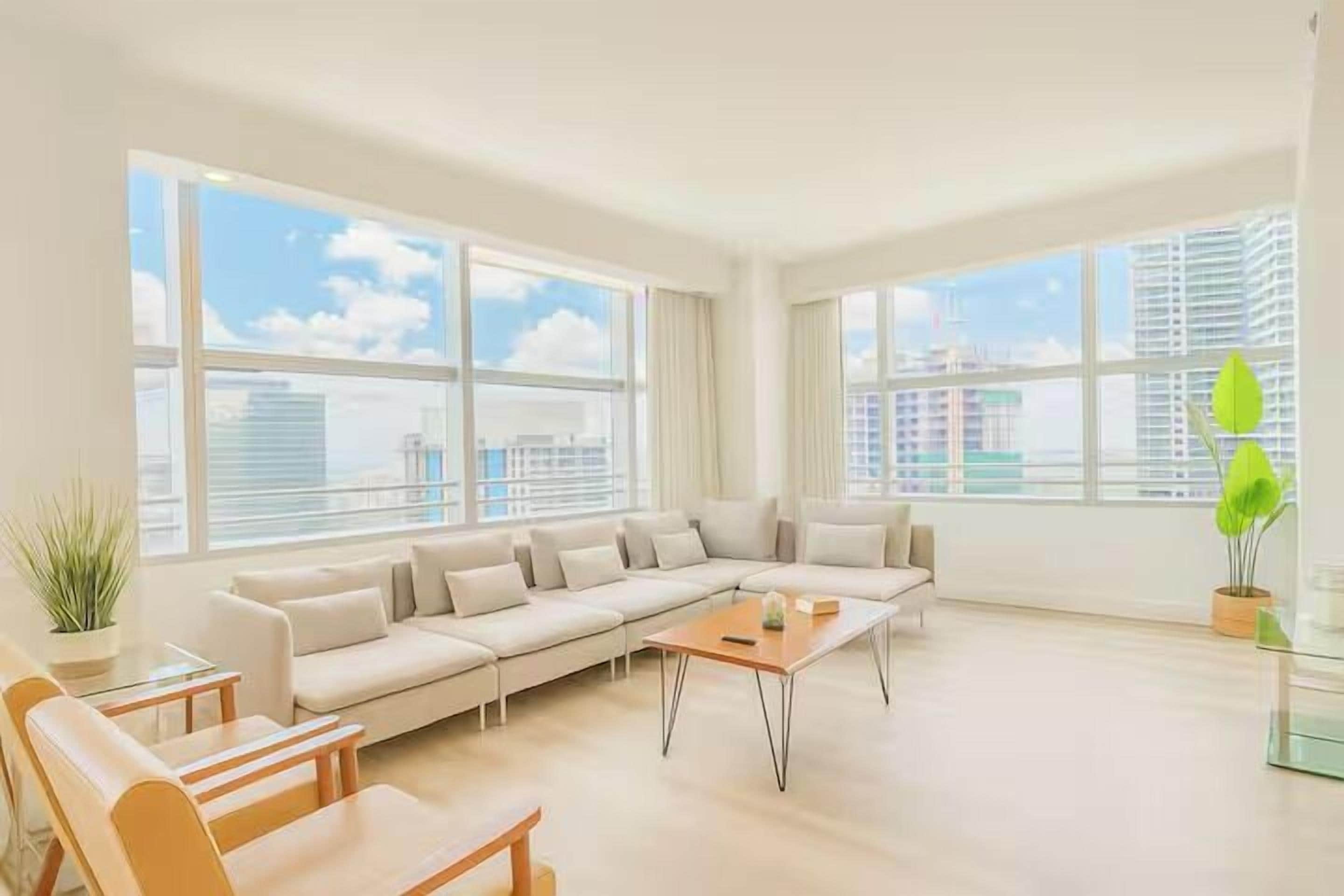 Family Suite, 2 Bedrooms, Balcony, Ocean View | Living area | 55-inch Smart TV with satellite channels, Netflix, streaming services