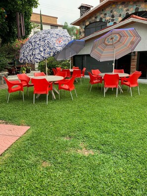 Udendørs spisemuligheder