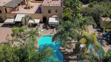 Blick von der Unterkunft