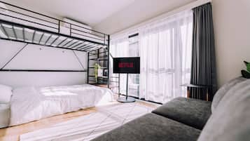 Desk, iron/ironing board