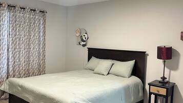 Desk, iron/ironing board, free WiFi, bed sheets