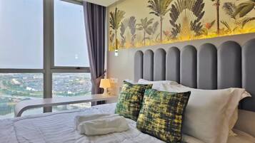 Appartement, 3 slaapkamers, uitzicht op de stad | Een strijkplank/strijkijzer, gratis wifi