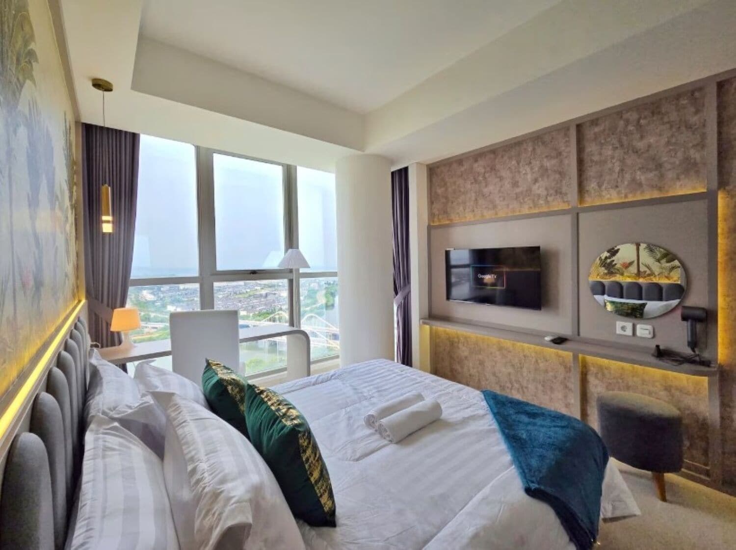 Appartement, 3 slaapkamers, uitzicht op de stad | Een strijkplank/strijkijzer, gratis wifi