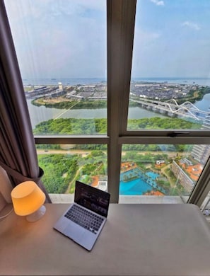 Apartment, 3 Bedrooms, City View | Iron/ironing board, free WiFi - By The Cove By SanLiving- 3BR - PIK (Jakarta)