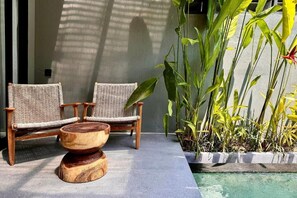 Villa exclusiva, 1 habitación, vista a la alberca | Áreas de la propiedad