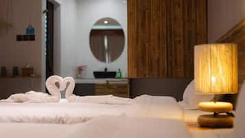 Habitación con 1 cama matrimonial o 2 individuales, vista al jardín | Spa | Masajes