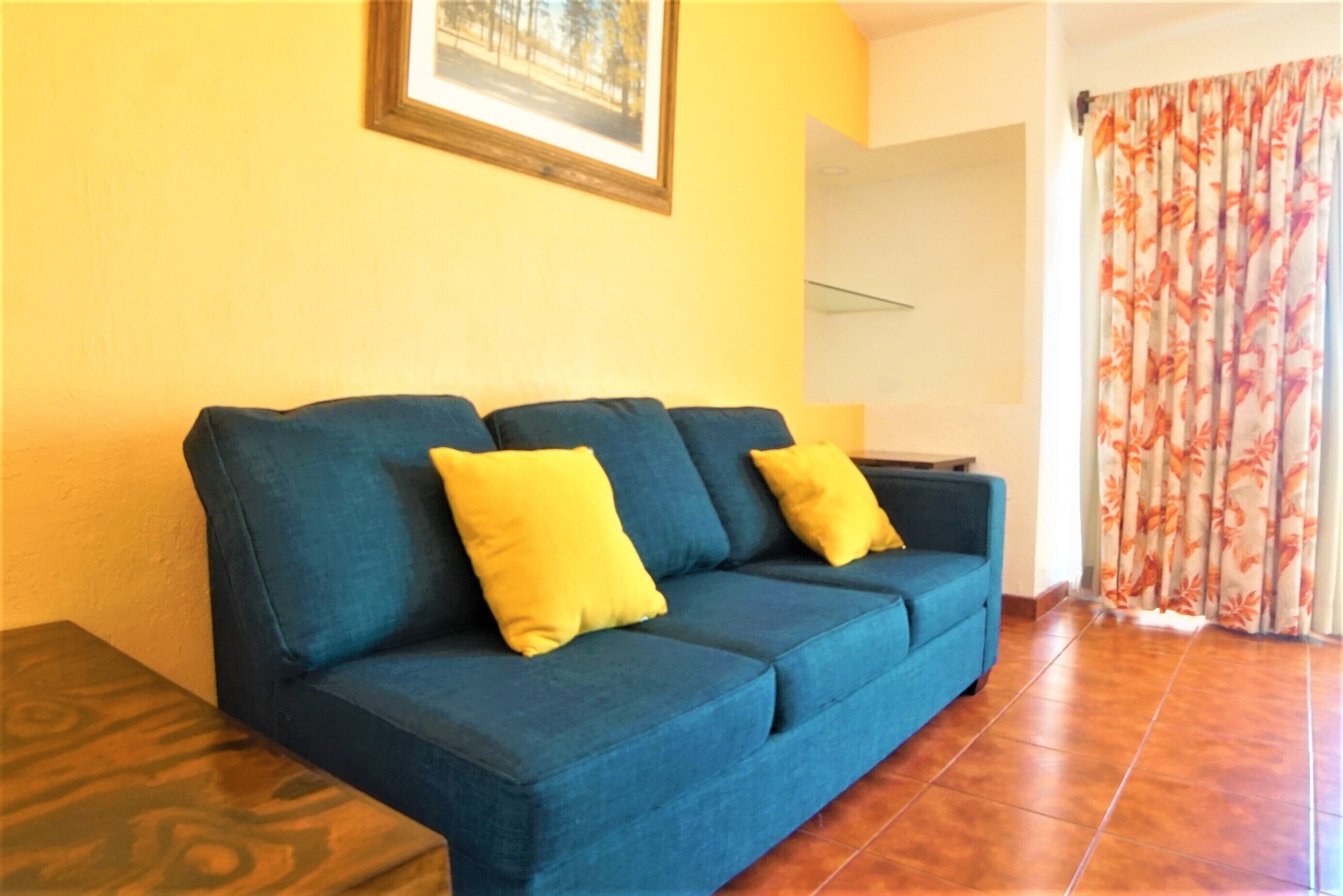 Deluxe-Villa, Terrasse, Strandblick | Wohnbereich