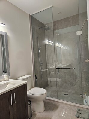 Hair dryer, towels, soap, toilet paper - Executive 2 bedroom Retreat-near the Falls, Border and QEW. (Fort Erie)