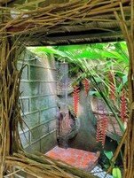Habitación superior | Baño | Cabezal de ducha tipo lluvia y artículos de higiene personal gratuitos