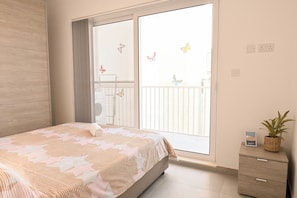 Family Apartment, Multiple Bedrooms (Camelia Seaview 1 Bd Apart In St Paul) | 1 bedroom, iron/ironing board, free WiFi, bed sheets - Camelia Seaview 1 Bd Apart In St Paul Bay (St. Paul's Bay)