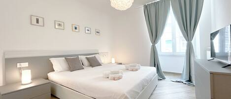 Perhehuoneisto, useita makuuhuoneita, meren rannalla (Quarda) | 2 makuuhuonetta, Wi-Fi, vuodevaatteet