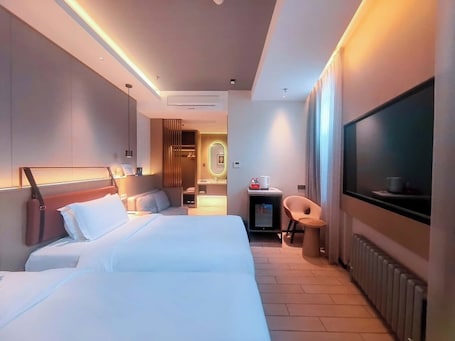 Cortinas blackout y sistema de insonorización . Yilan Yunjing Boutique Hotel