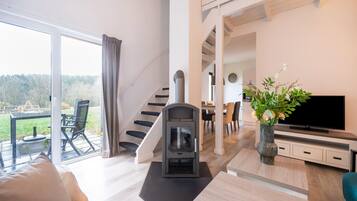 Apartemen Comfort, 2 kamar tidur | Ruang keluarga