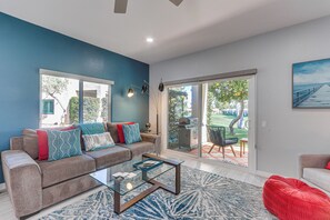 TV, fireplace - Desert Oasis Close to Palm Springs Attractions! (Cathedral City)