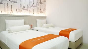 Kamar Twin Deluks | Wi-Fi gratis dan dapat diakses tamu berkursi roda