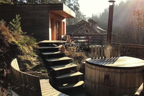 Chalet Gaia – Nuit magique face à la forêt