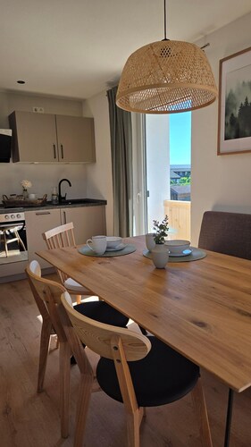 Ferienwohnung Simon, 90 m², 2-6 Personen, Wohnküche, 3 Schlafzimmer, Du/WC + WC, Balkon